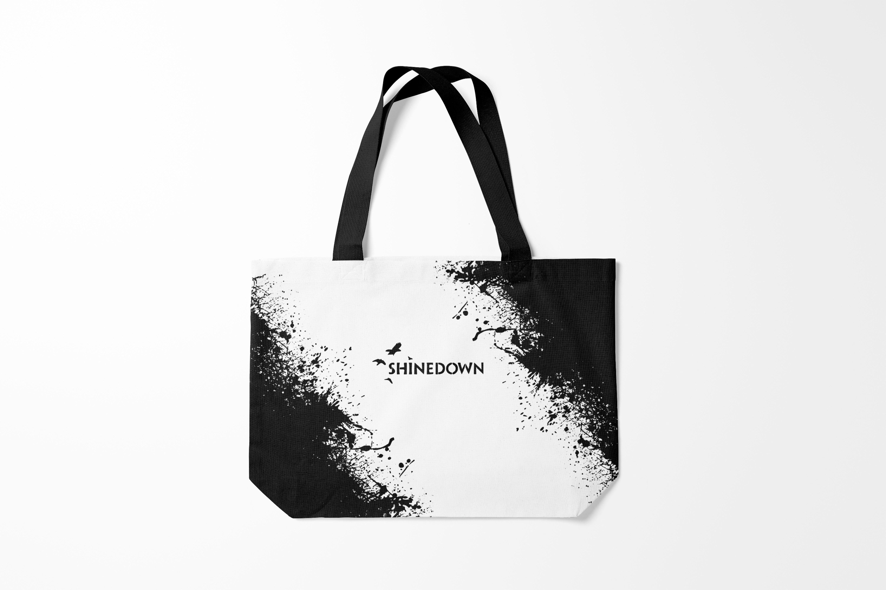 

Сумка шoппер унисекс Burnettie Shinedown, черный; белый, Shinedown