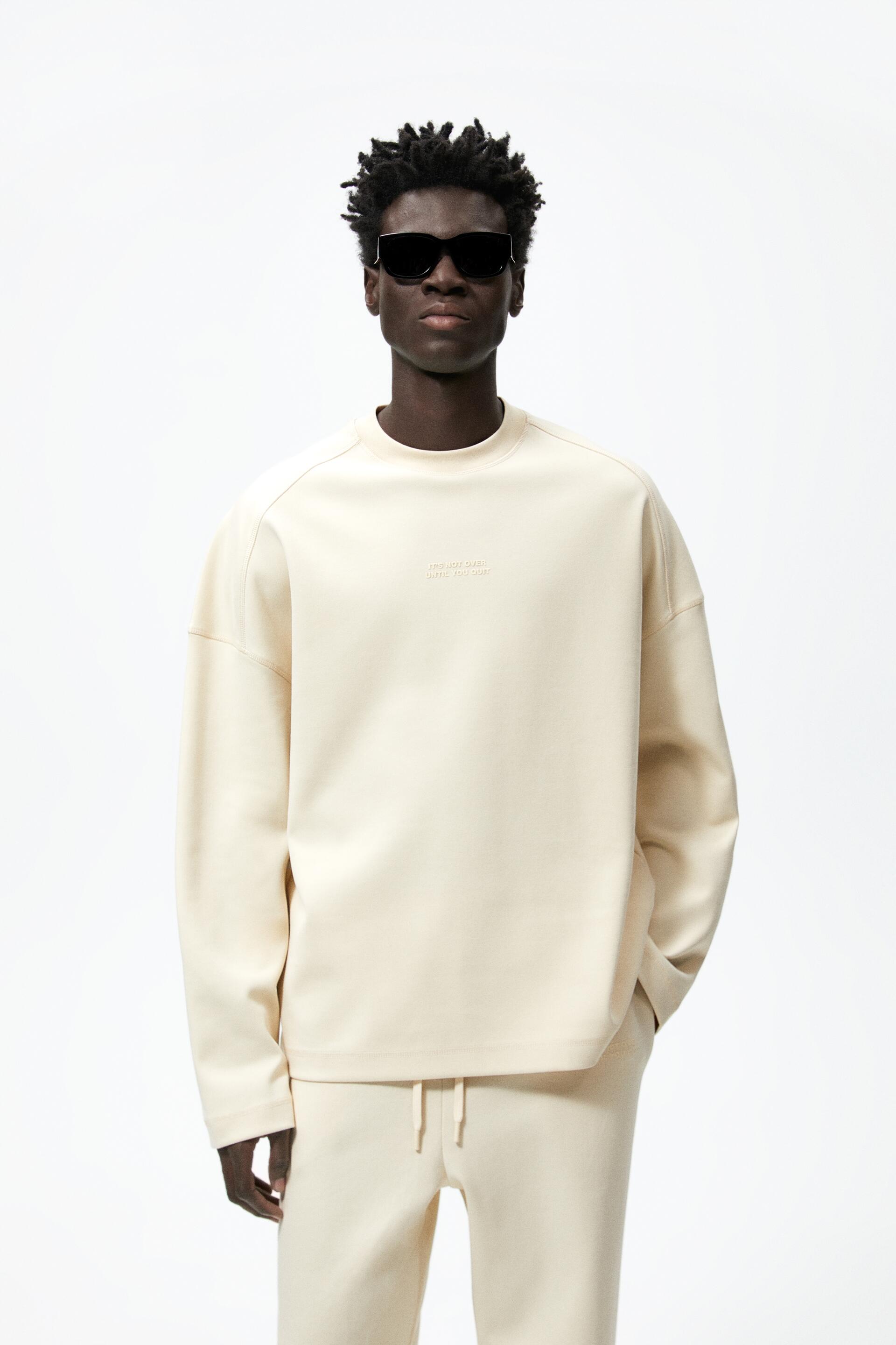 

Свитшот мужской ZARA 04087380 белый XL (доставка из-за рубежа), 04087380