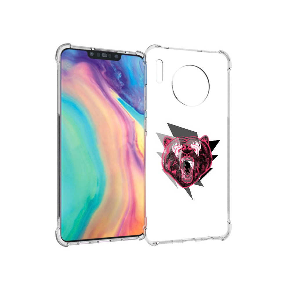 

Чехол MyPads Tocco для Huawei Mate 30 грозовой медведь, Прозрачный, Tocco