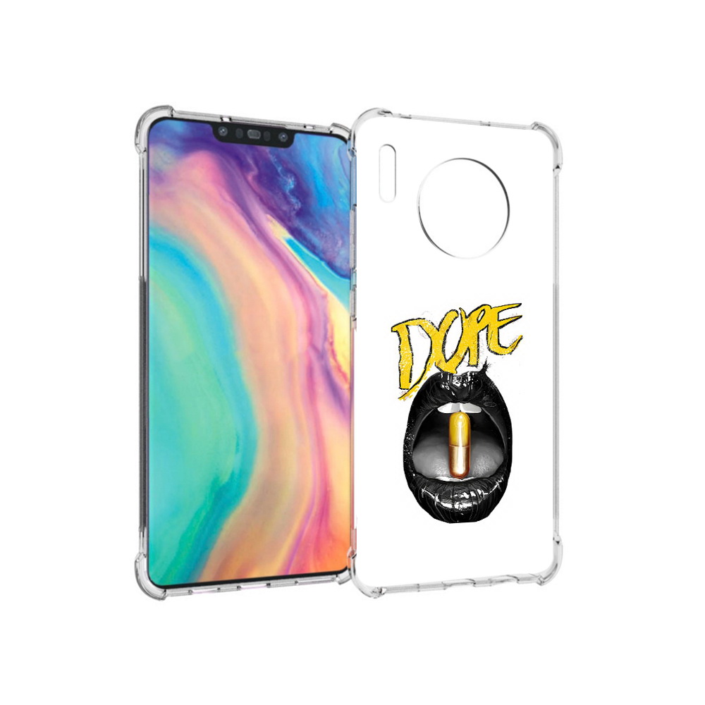 

Чехол MyPads Tocco для Huawei Mate 30 губы, Прозрачный, Tocco