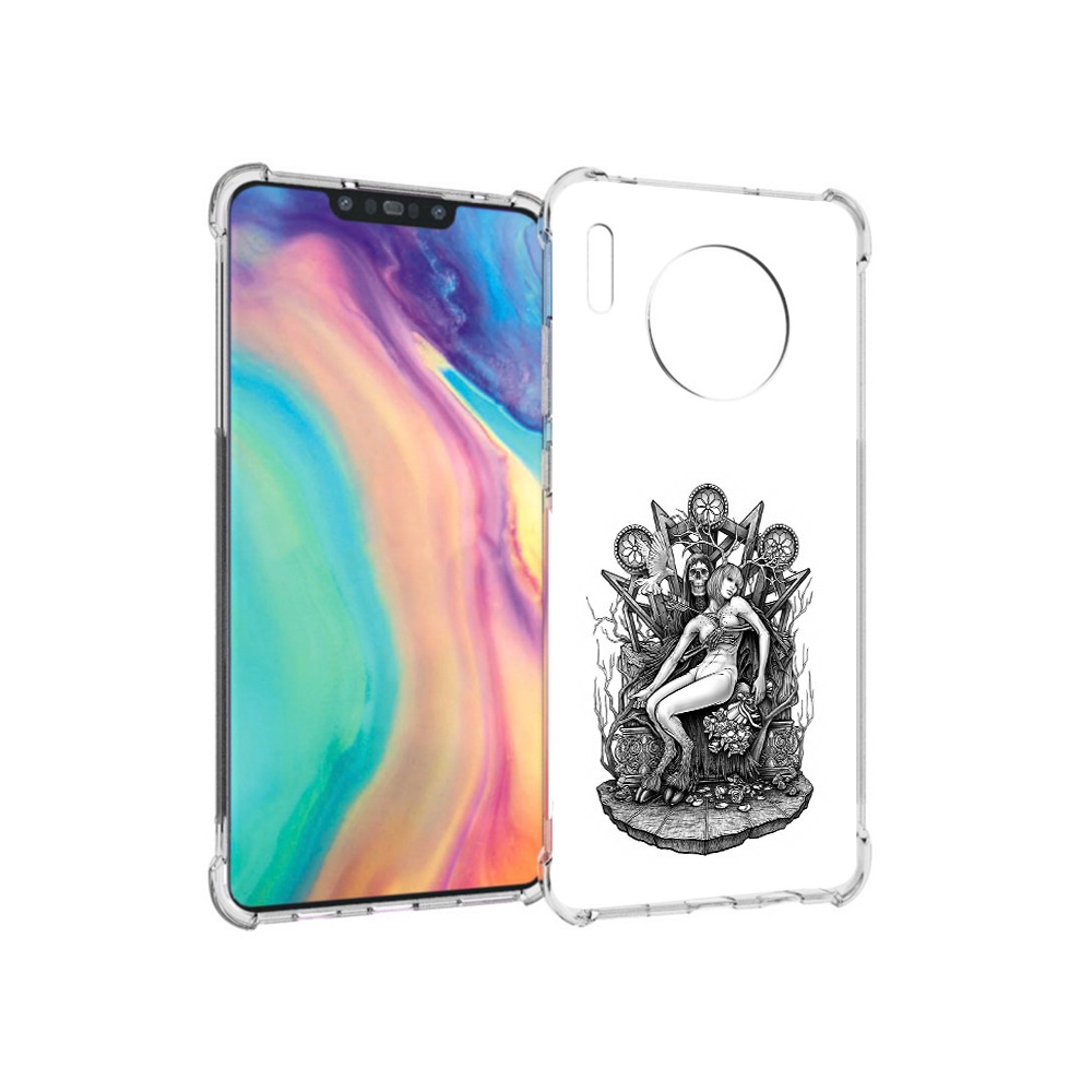 

Чехол MyPads Tocco для Huawei Mate 30 девушка на троне, Прозрачный, Tocco