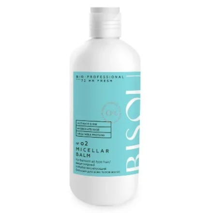 Бальзам для волос Bisou Till 72 Hr Fresh мицеллярный, для всех видов волос, 285 мл
