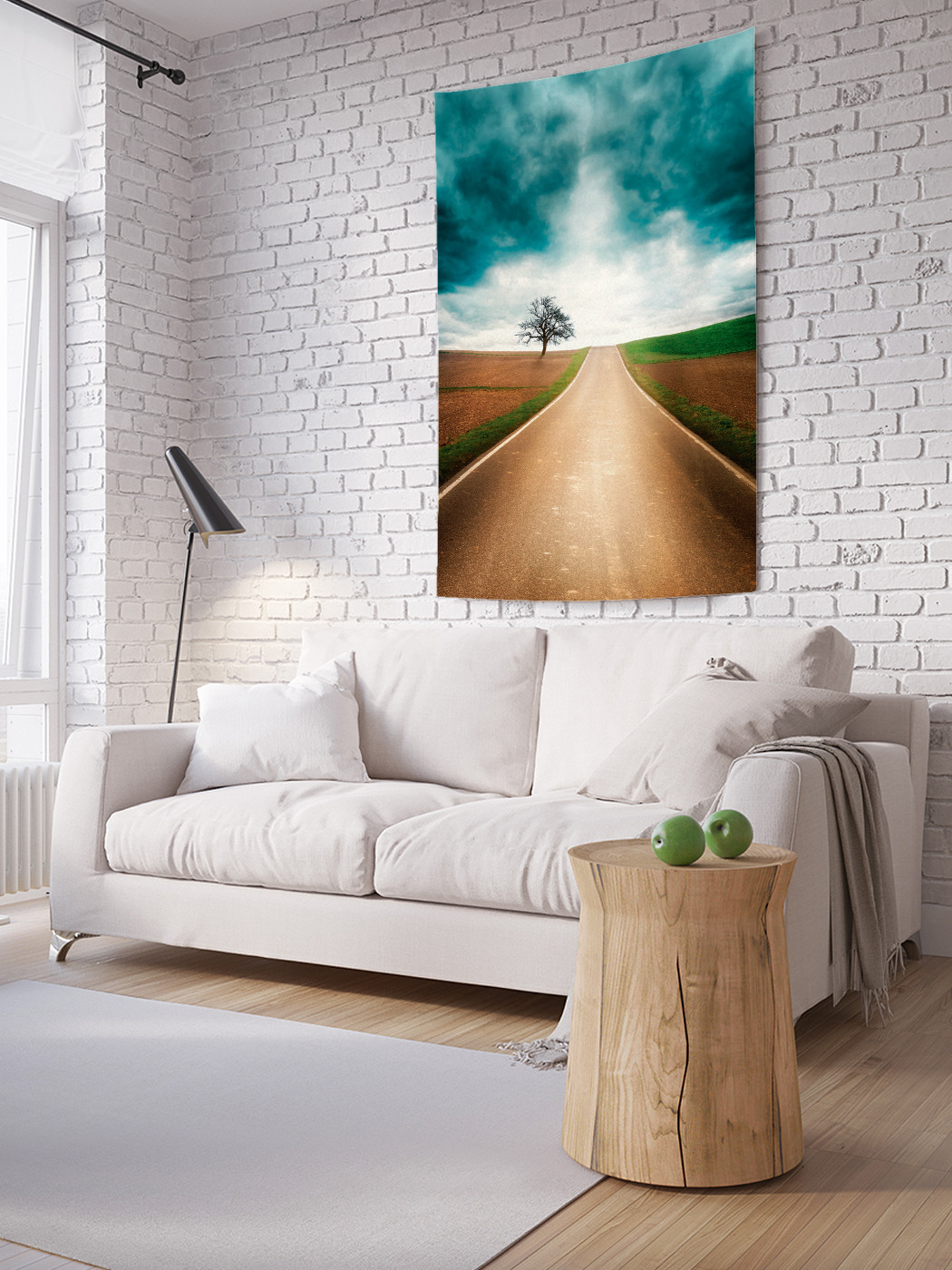 

Вертикальное фотопанно на стену JoyArty Дорога за горизонт 150x200 см, Дорога за горизонт