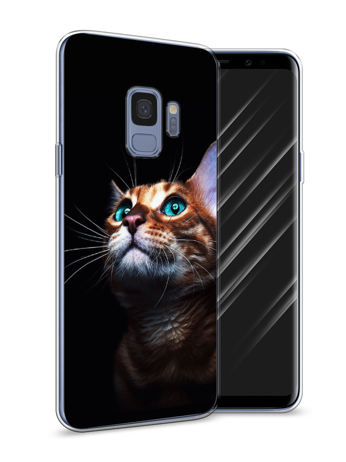 

Чехол Awog на Samsung Galaxy S9 "Мечтательный кот", Коричневый, 25750-1