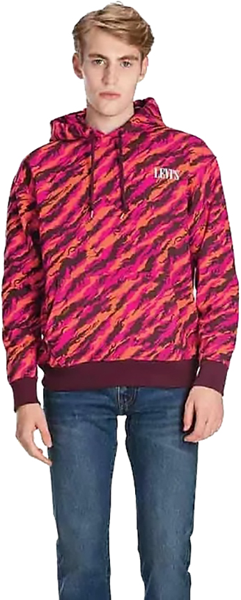 Худи мужское Levis 18198 розовое M 3847₽