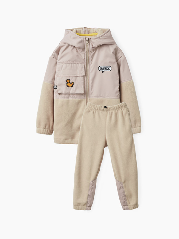 

Костюм детский Happy Baby флисовый утепленный light beige, р.104-110, 88111-б104-110, 88111