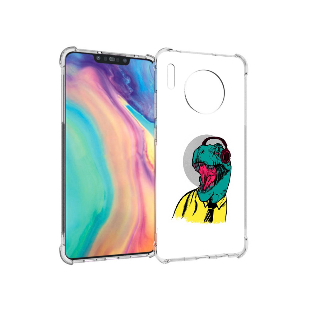 

Чехол MyPads Tocco для Huawei Mate 30 дино, Прозрачный, Tocco