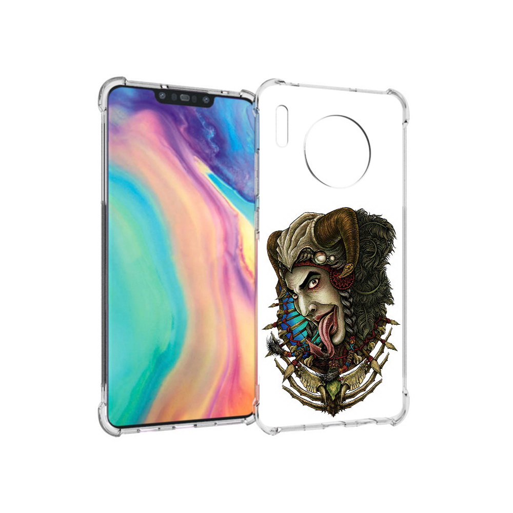 

Чехол MyPads Tocco для Huawei Mate 30 длинный язык, Прозрачный, Tocco