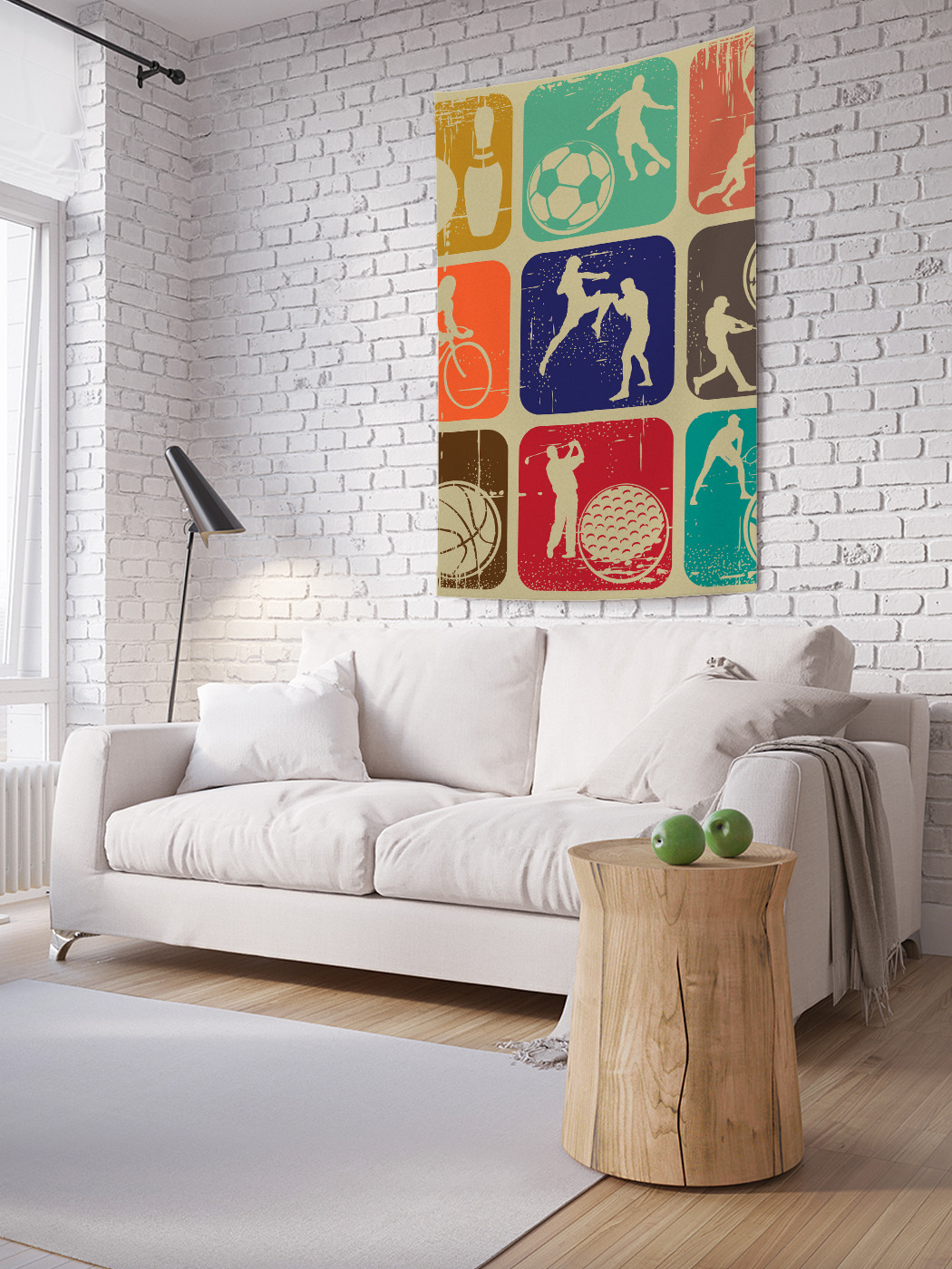 

Вертикальное фотопанно на стену JoyArty Спорт ждет 150x200 см, Спорт ждет