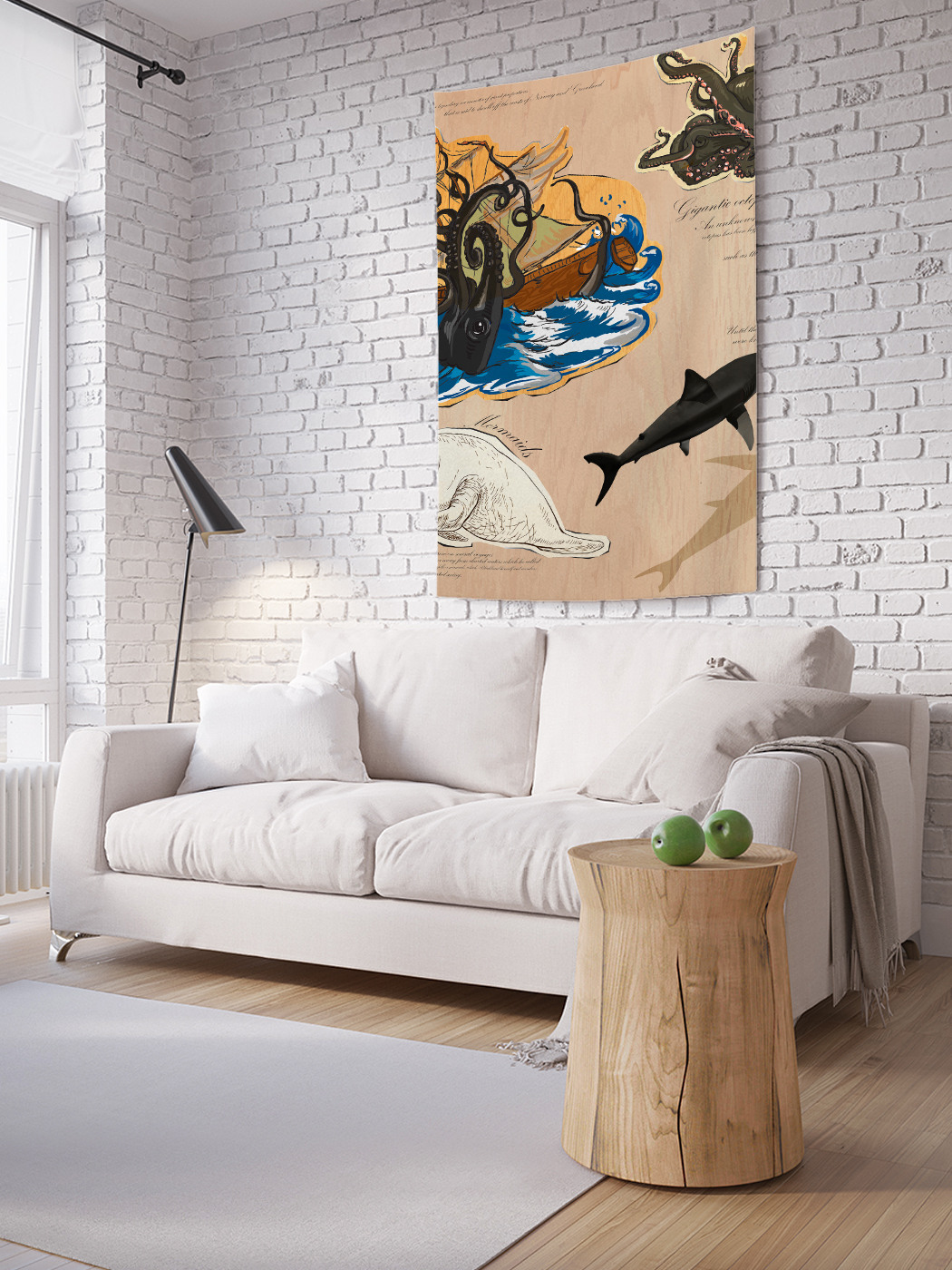 

Вертикальное фотопанно на стену JoyArty Океан непредсказуем 150x200 см, Океан непредсказуем