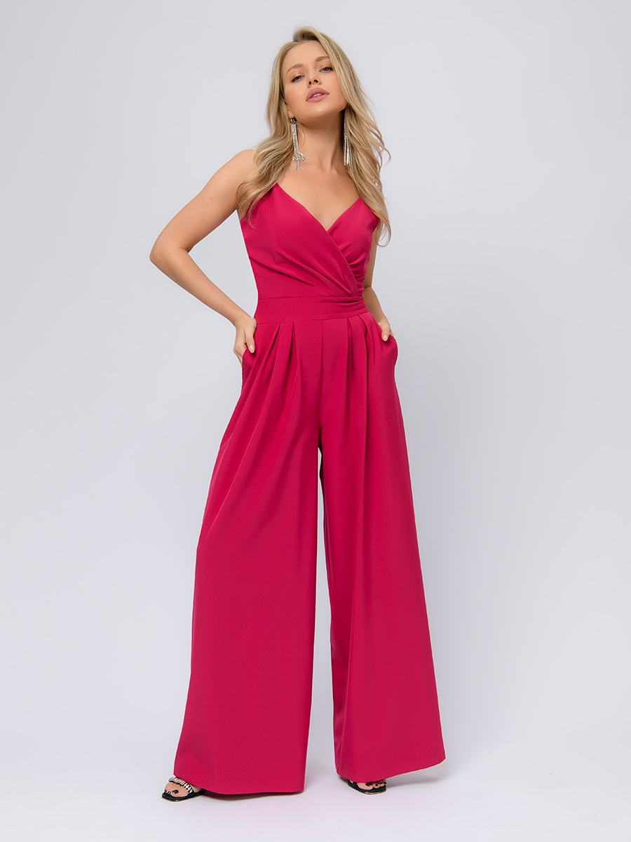 

Комбинезон женский 1001dress 102703 розовый 50, 0102703