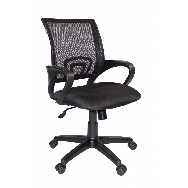 фото Кресло vt_echair-304 tc net ткань черн/сетка черн, пластик easy chair