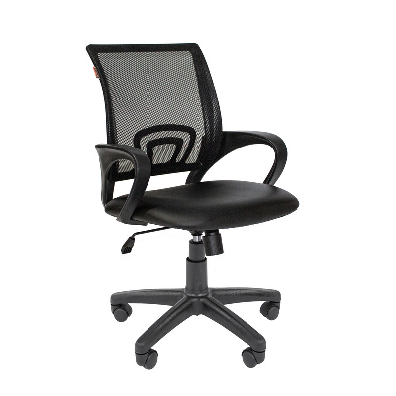 фото Кресло vt_echair-304 tpu кожзам черн/сетка черн, пластик easy chair