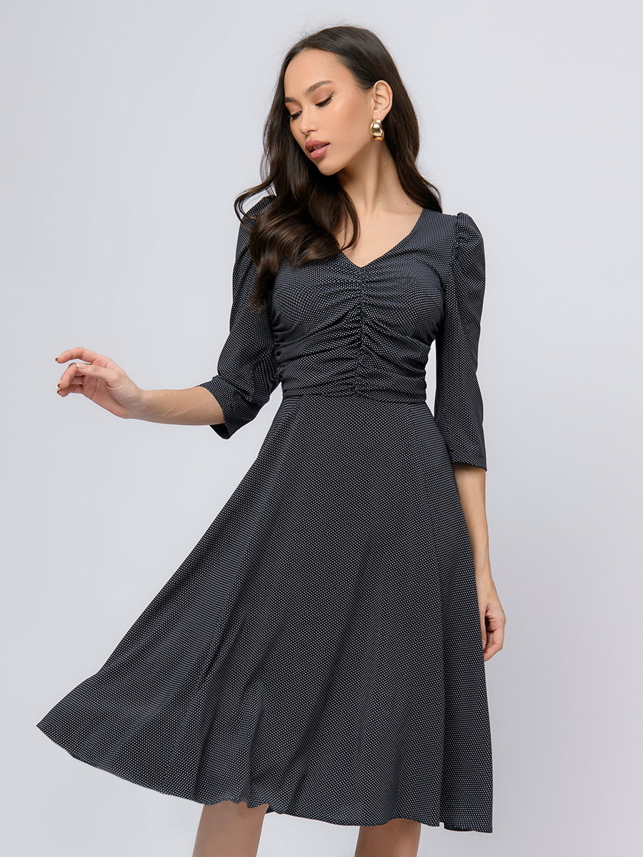 

Платье женское 1001dress 0102774 синее 42, Синий, 0102774