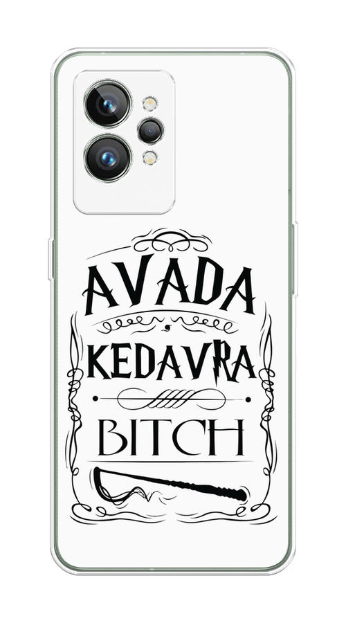 

Чехол на Realme GT 2 Pro "Avada kedavra bitch", Белый;серый;черный, 258650-6