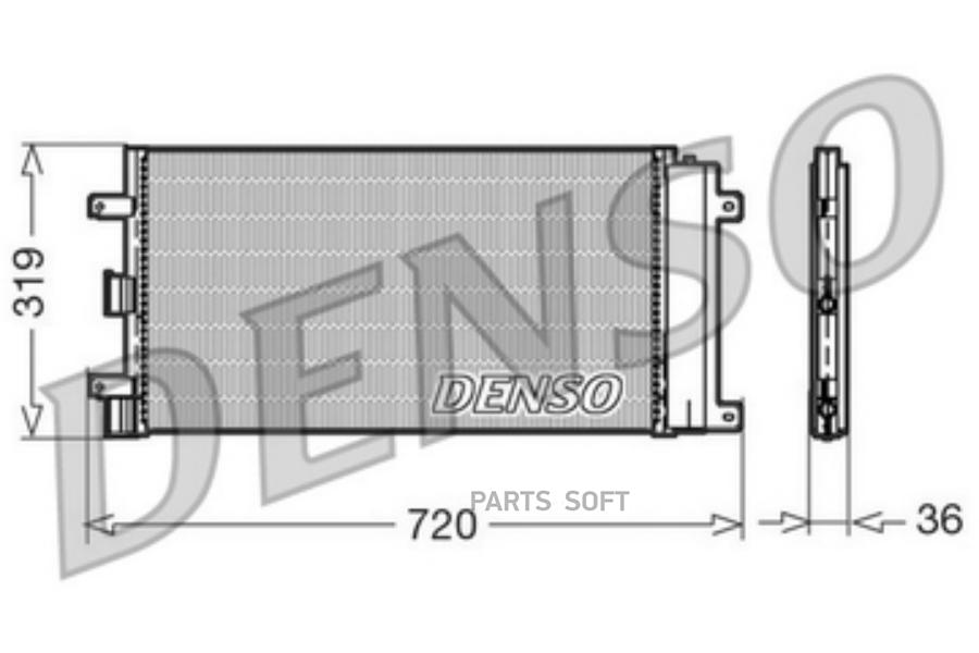 

Конденсер fiat doblo 1.4-1.6 01-