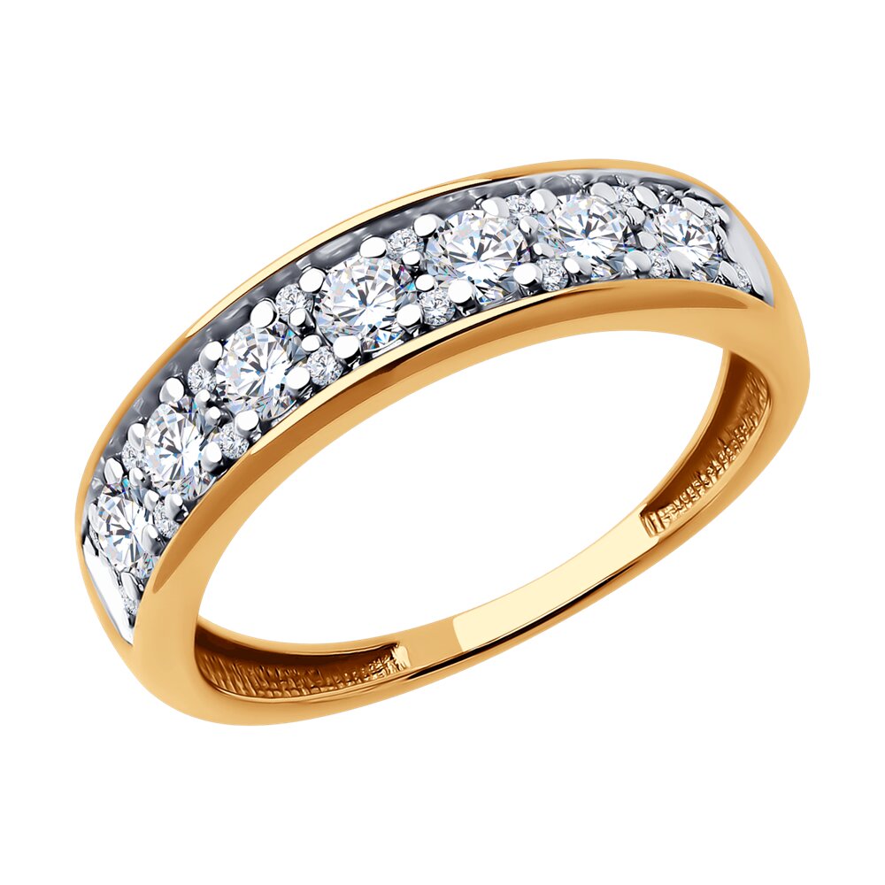

Кольцо из золота р. 19,5 Diamant 51-110-01854-1, фианит, 51-110-01854-1