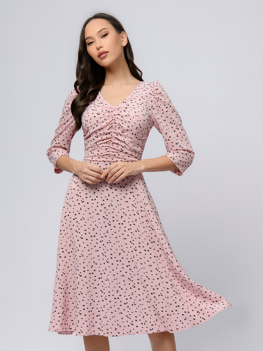 

Платье женское 1001dress 0102774 розовое 50, Розовый, 0102774