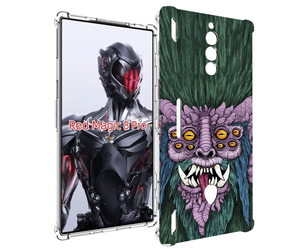 

Чехол MyPads многоглазый черт для ZTE Nubia Red Magic 8 Pro / Red Magic 8 Pro Plus, Tocco
