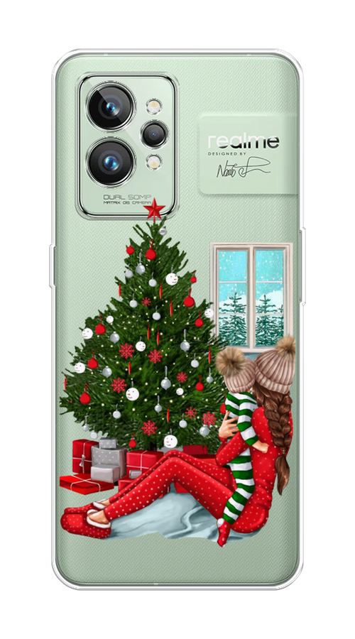

Чехол на Realme GT 2 Pro "Новый год с мамой", Красный;зеленый;голубой, 258650-6