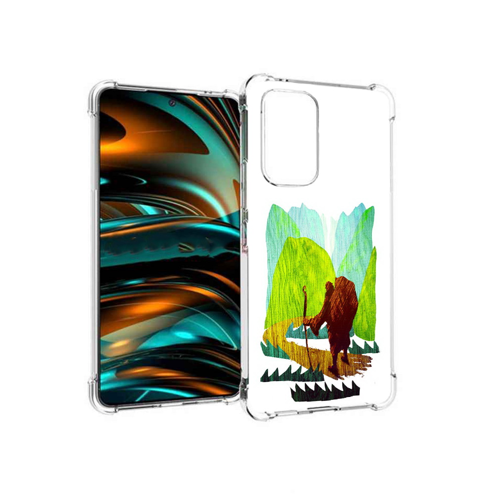 

Чехол MyPads Tocco для Samsung Galaxy A53 5G Лесная тропа (PT226911.521.106), Прозрачный, Tocco