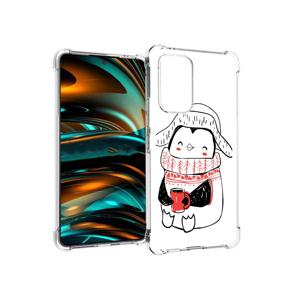 

Чехол MyPads Tocco для Samsung Galaxy A53 5G Милый пингвин (PT226911.521.115), Прозрачный, Tocco
