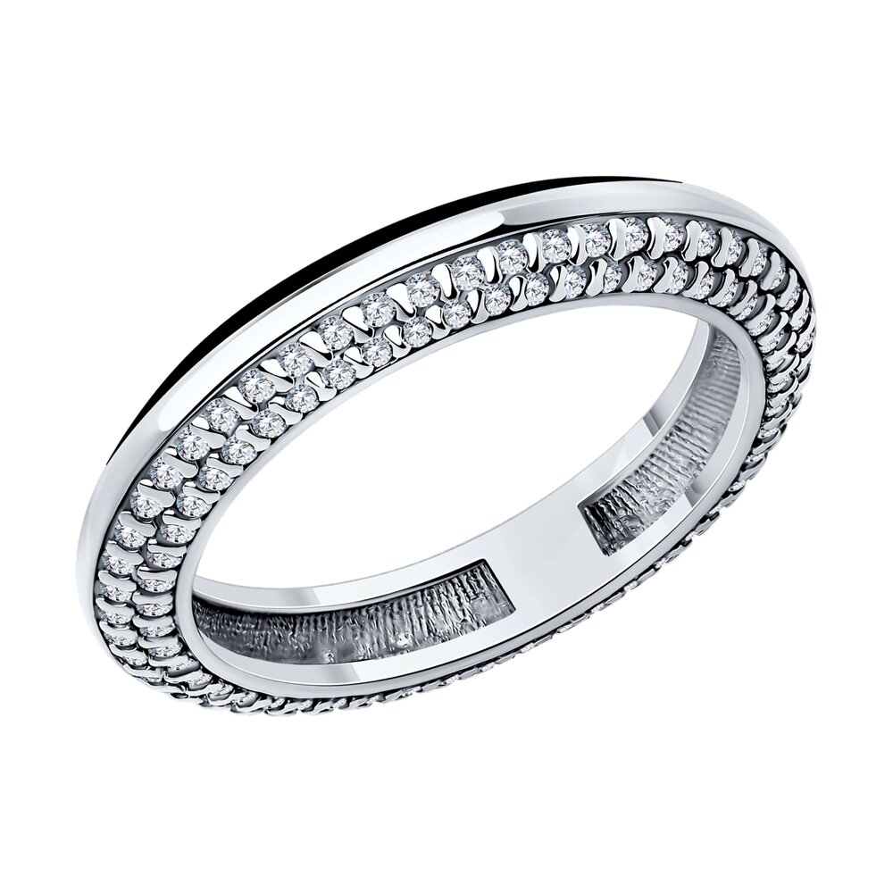 

Кольцо из серебра р. 18,5 Diamant 94-110-01969-1, эмаль, 94-110-01969-1
