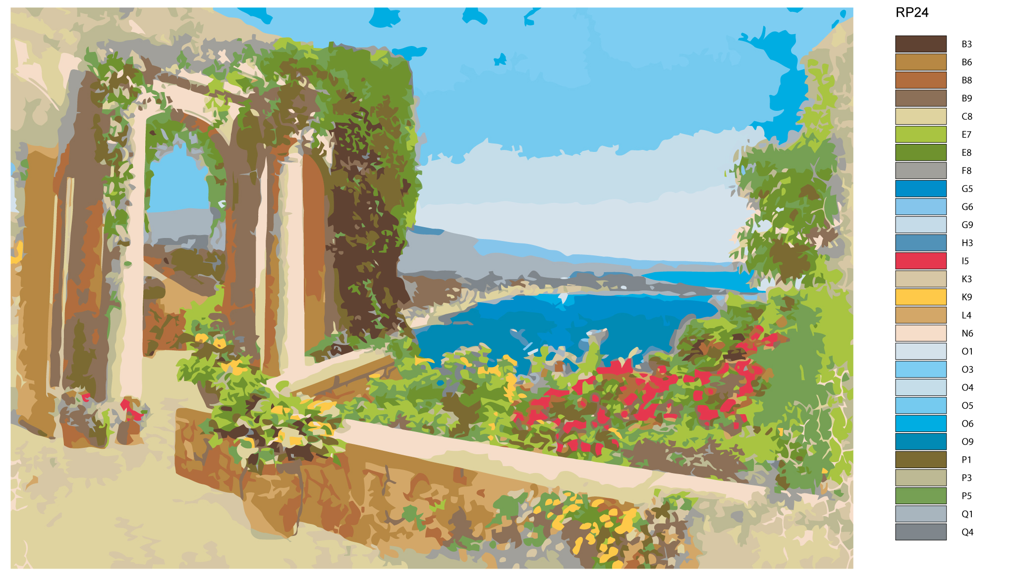 

Картина по номерам, Живопись по номерам, 48 x 72, RP24, RP24