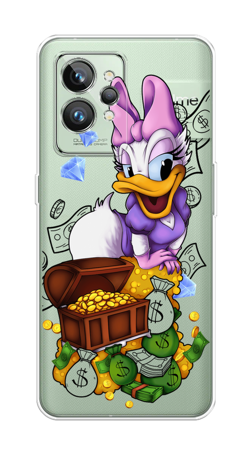 

Чехол на Realme GT 2 Pro "Rich Daisy Duck", Коричневый;белый;фиолетовый, 258650-6