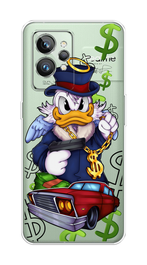 

Чехол на Realme GT 2 Pro "Scrooge McDuck with a Gold Chain", Красный;синий;белый, 258650-6