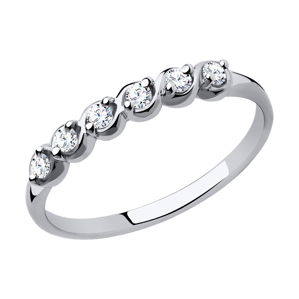 

Кольцо из золота р. 17,5 Diamant 52-110-00742-1, фианит, 52-110-00742-1