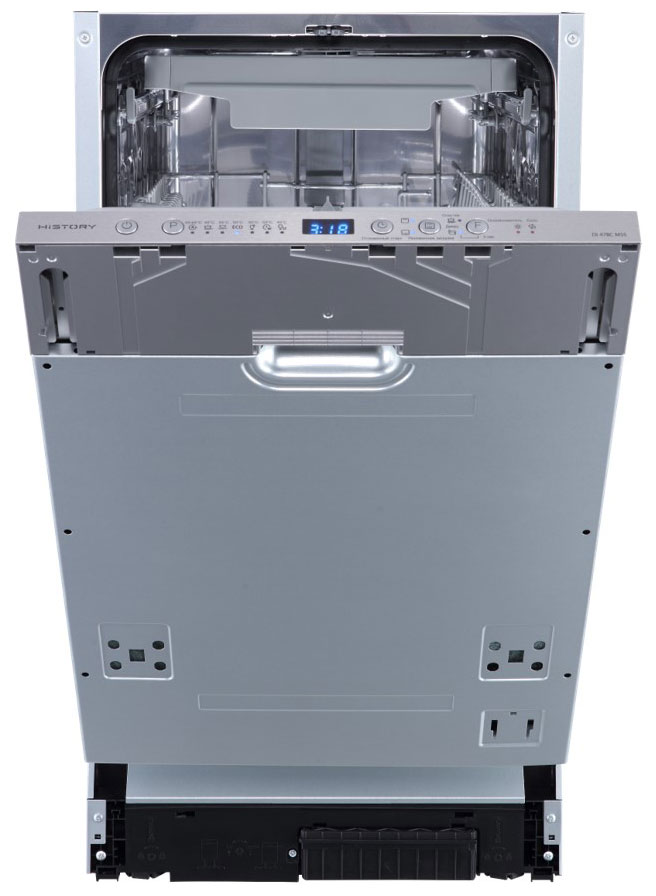 Встраиваемая посудомоечная машина HiSTORY DI 47BC MSS ролики верхней корзины комплект для посудомоечной машины для electrolux электролюкс a