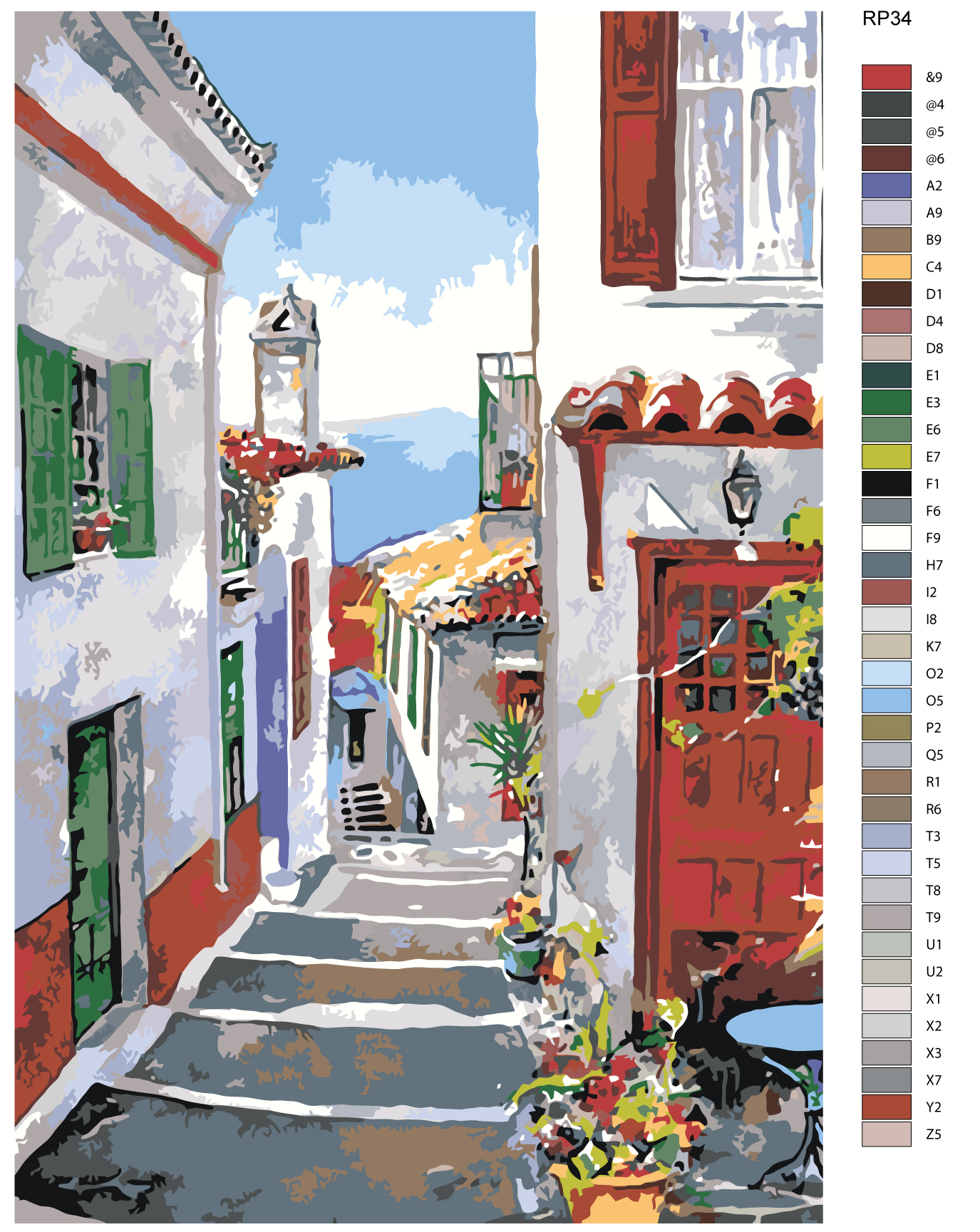 

Картина по номерам, Живопись по номерам, 72 x 108, RP34, RP34