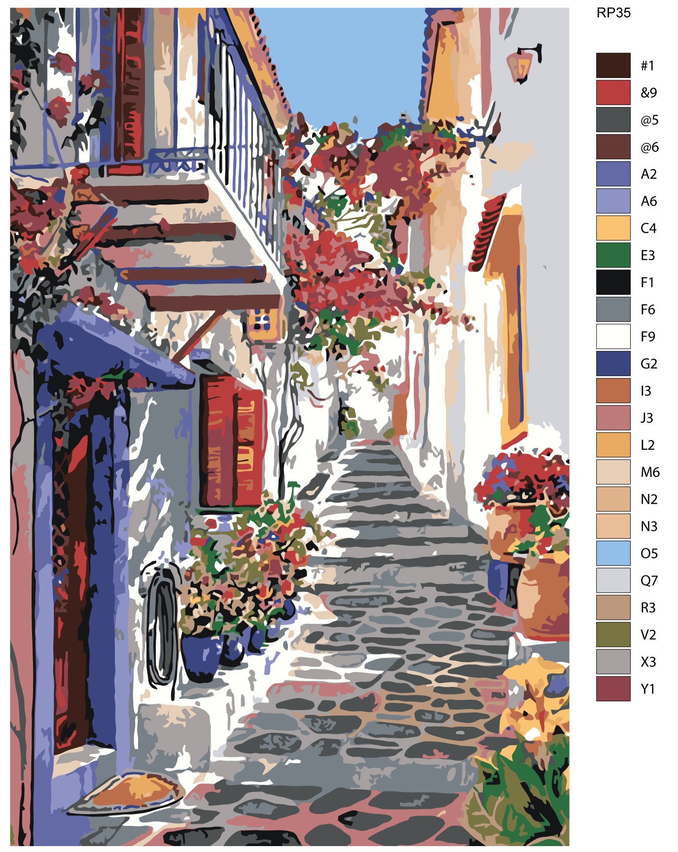 

Картина по номерам, Живопись по номерам, 60 x 90, RP35, RP35
