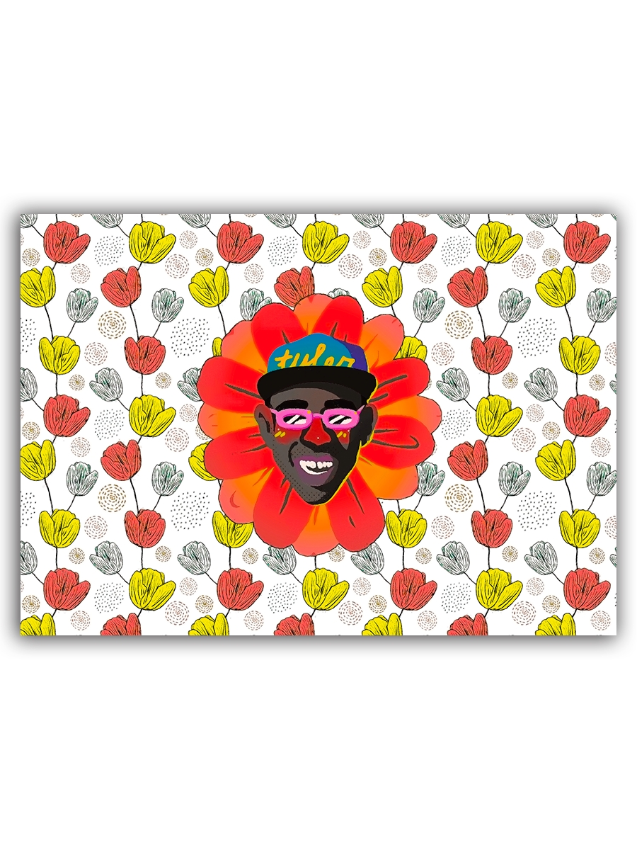

Декоративный магнит DRABS Рэпер Tyler the creator 21х29 см