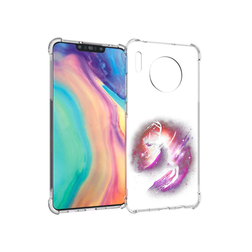 

Чехол MyPads Tocco для Huawei Mate 30 звездный олень, Прозрачный, Tocco