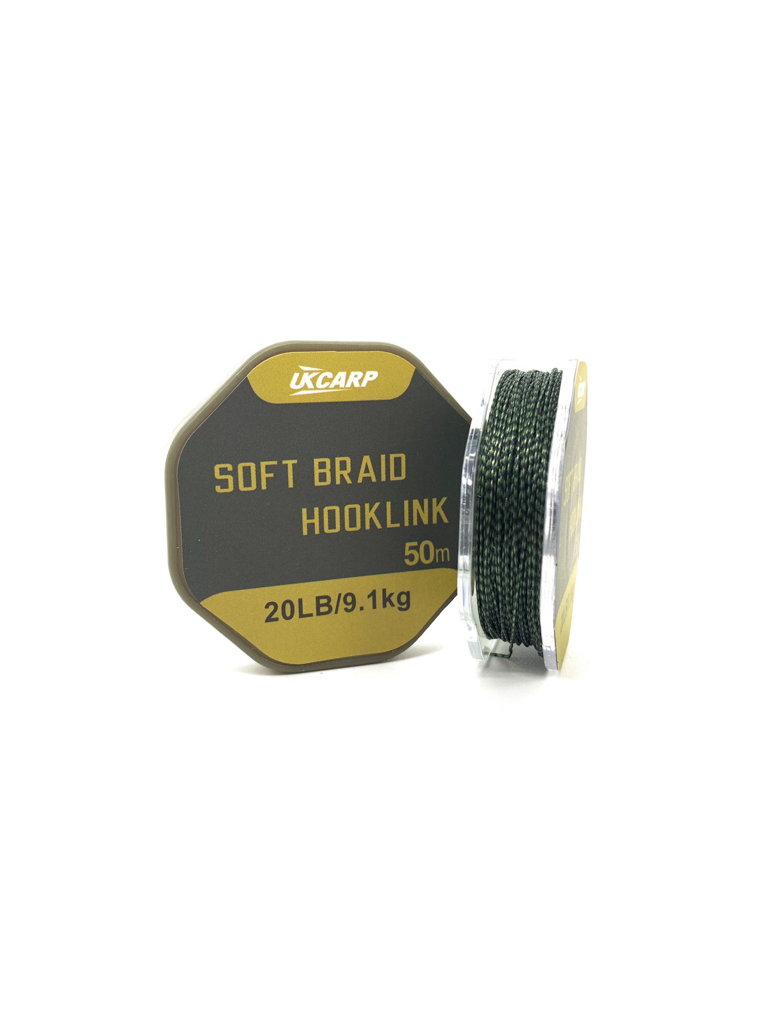 

Поводковый материал без оболочки UKCARP Soft Braid Hooklink 50м 9.1кг 20lb