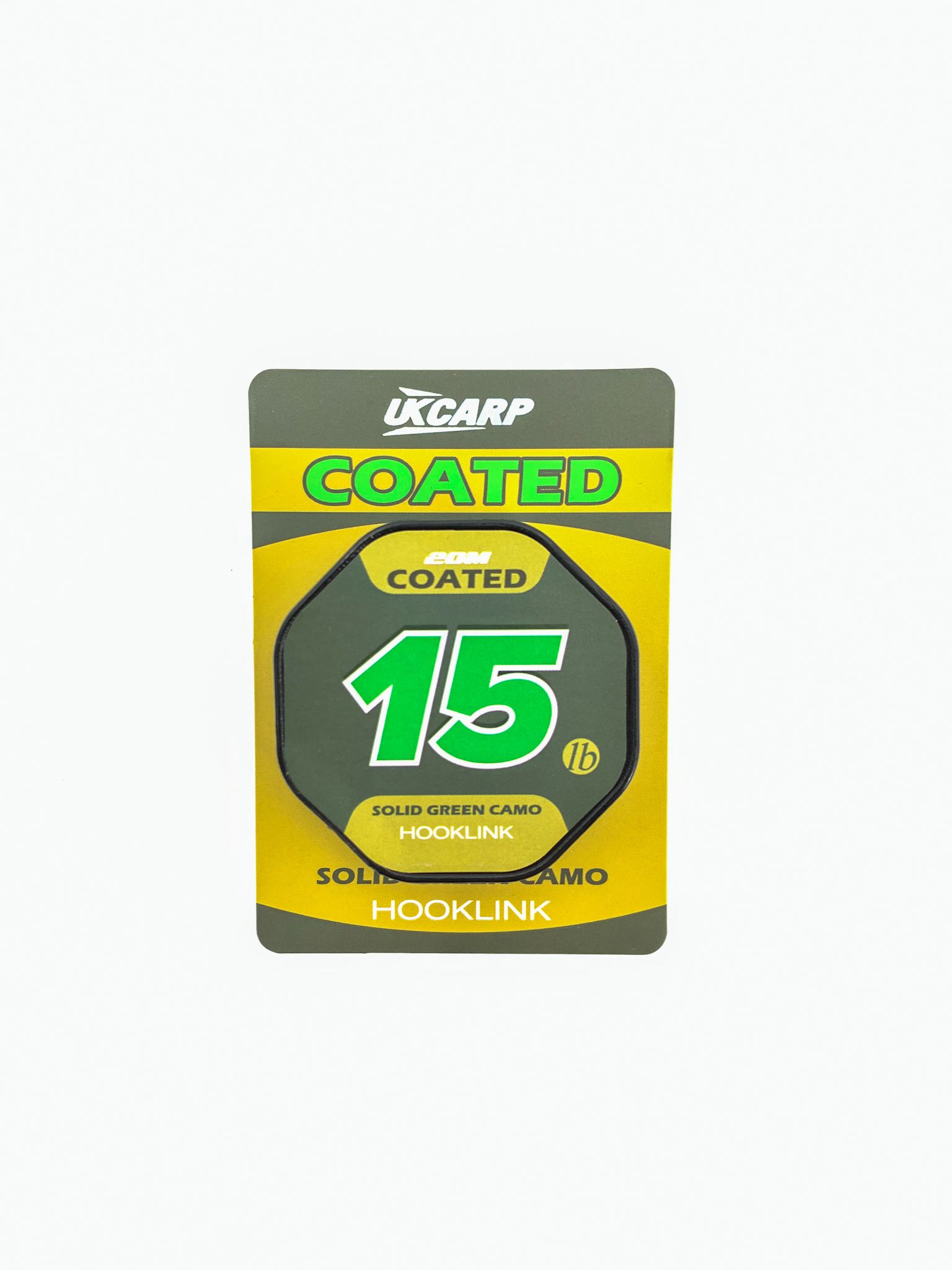 

Поводковый материал в оболочке UKCARP Coated 20м 15lb (green)