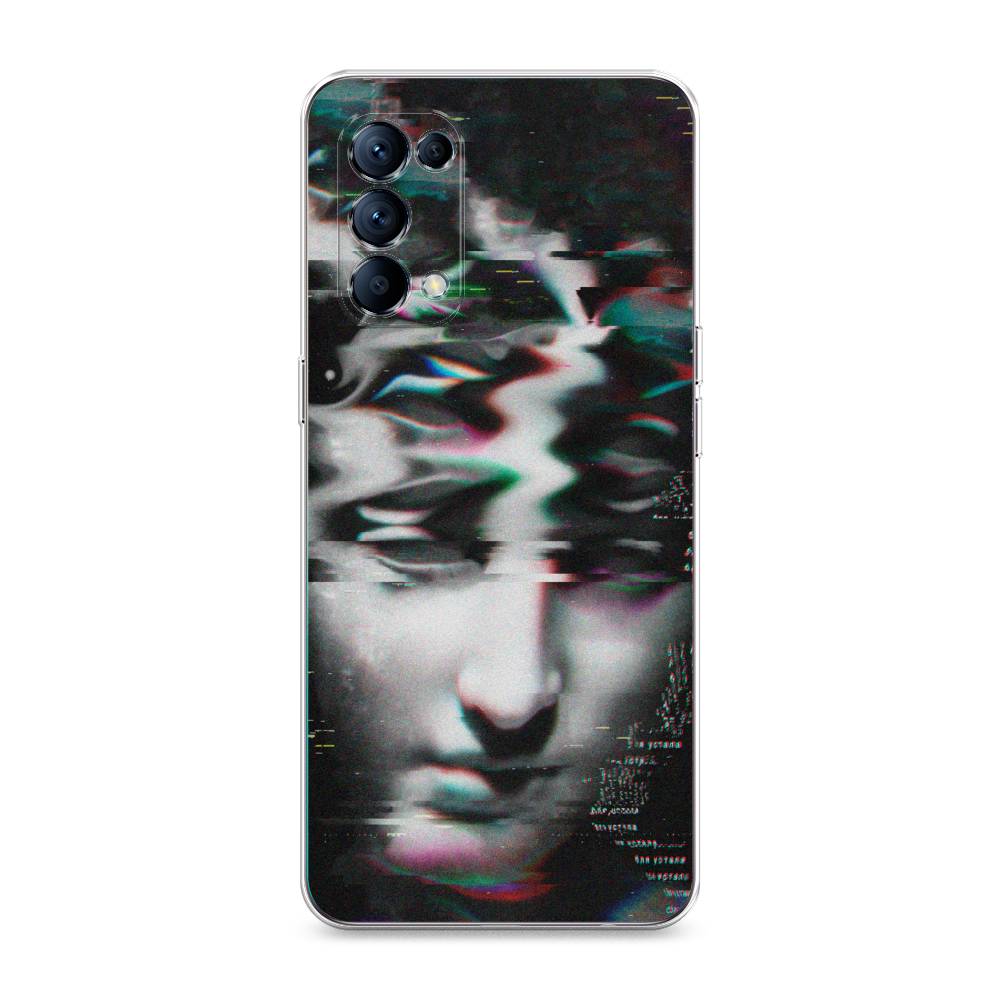 

Чехол Awog на Oppo Reno 5 "Glitch Art", Разноцветный, 255250-9