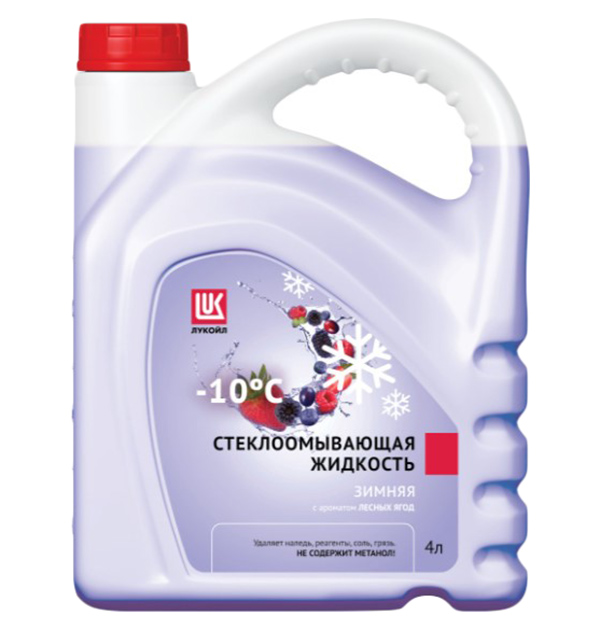 Lukoil 3099056 Жидкость Стеклоомывающая Зимняя (Лесные Ягоды)-10C 4Л