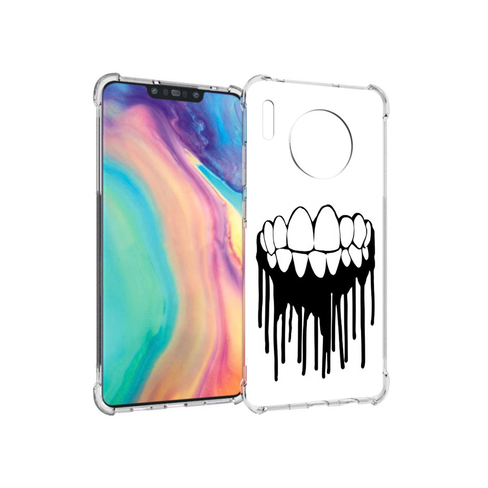 

Чехол MyPads Tocco для Huawei Mate 30 зубы, Прозрачный, Tocco