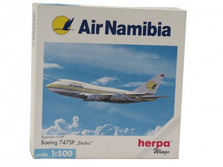 

Модель самолёта Herpa Air Namibia Boeing 747SP Etosha 502573