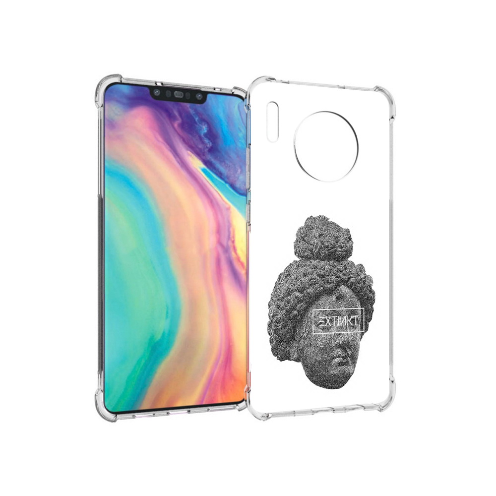 

Чехол MyPads Tocco для Huawei Mate 30 каменное лицо девушки, Прозрачный, Tocco