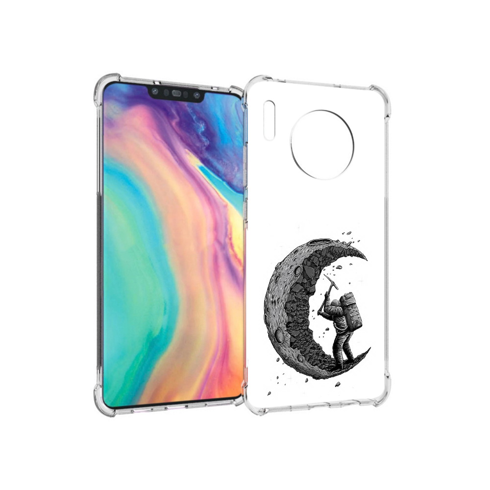 

Чехол MyPads Tocco для Huawei Mate 30 камненная луна, Прозрачный, Tocco