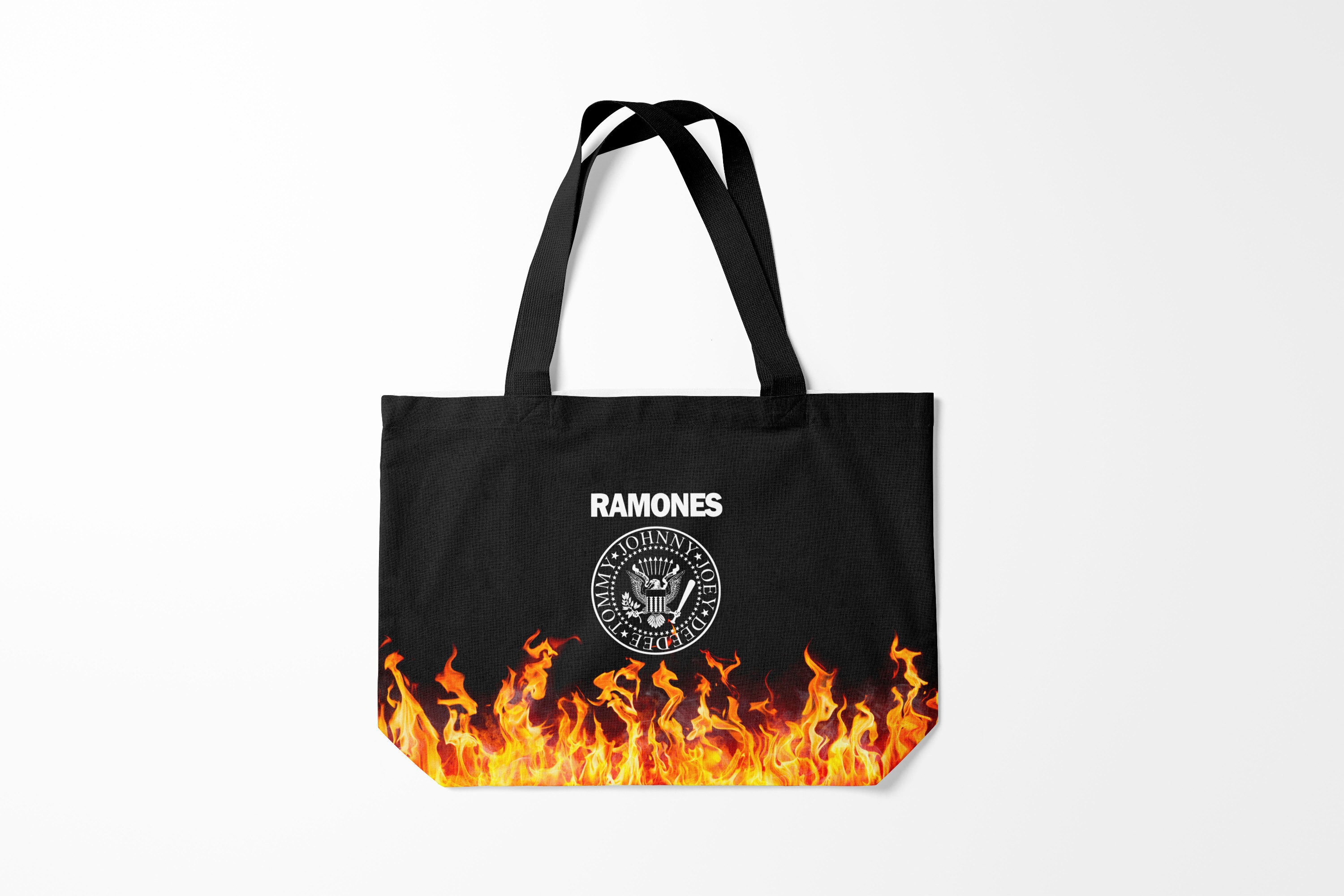 

Сумка шoппер унисекс Burnettie Ramones, черный, Ramones