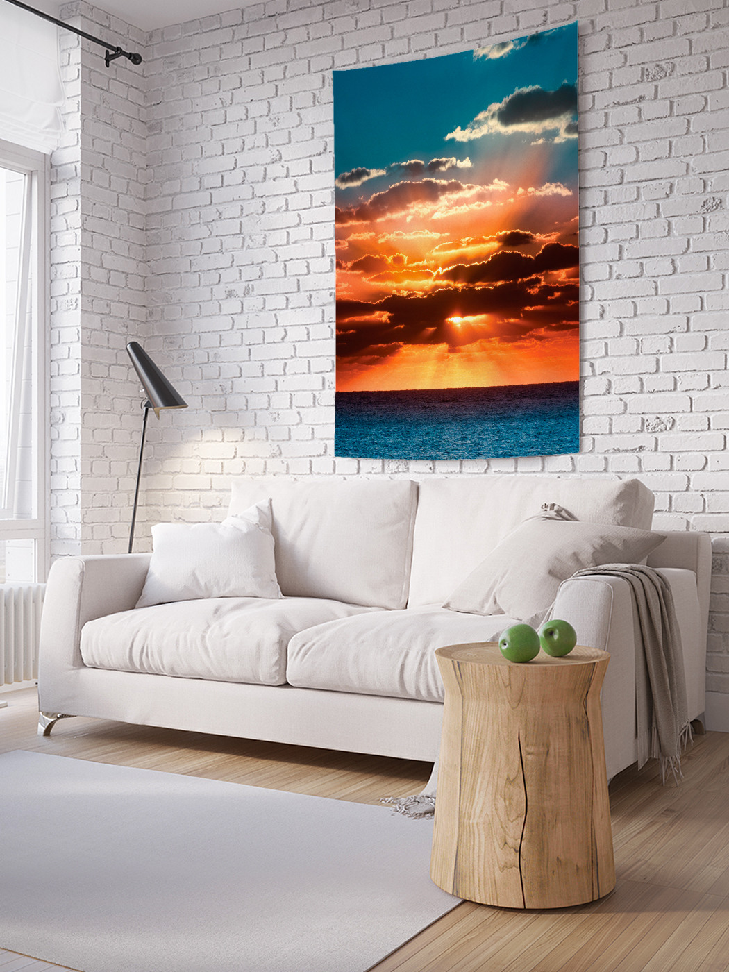 

Вертикальное фотопанно на стену JoyArty Облачные загадки 150x200 см, Облачные загадки