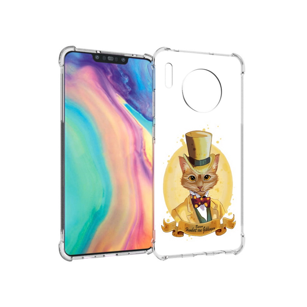 Чехол MyPads Tocco для Huawei Mate 30 кот юрист