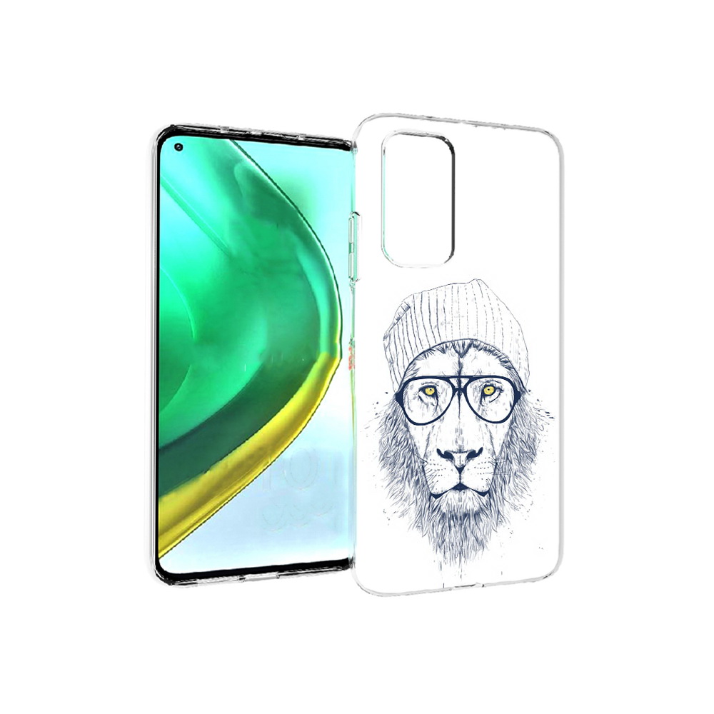 

Чехол MyPads Tocco для Xiaomi Mi 10T Pro хиппи лев (PT154683.267.663), Прозрачный, Tocco