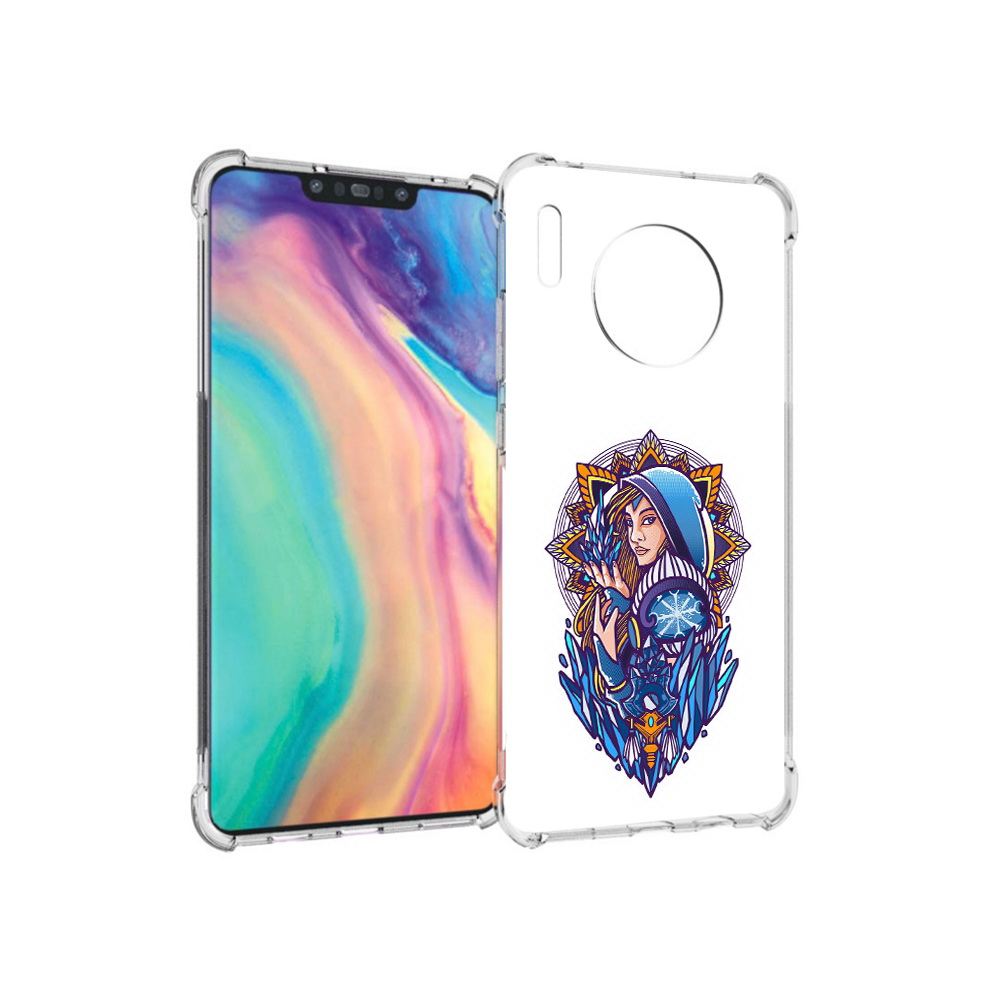 

Чехол MyPads Tocco для Huawei Mate 30 кристал мейден дота 2, Прозрачный, Tocco
