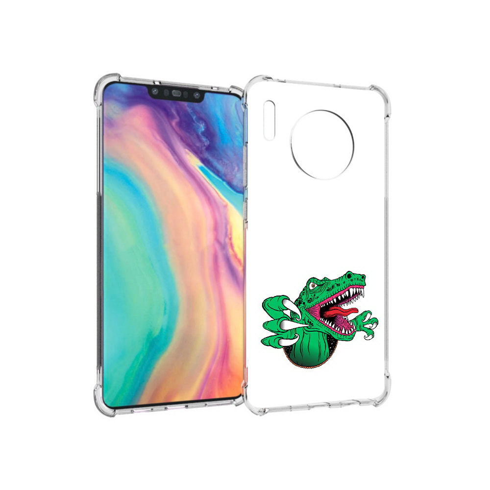 

Чехол MyPads Tocco для Huawei Mate 30 крокодил, Прозрачный, Tocco